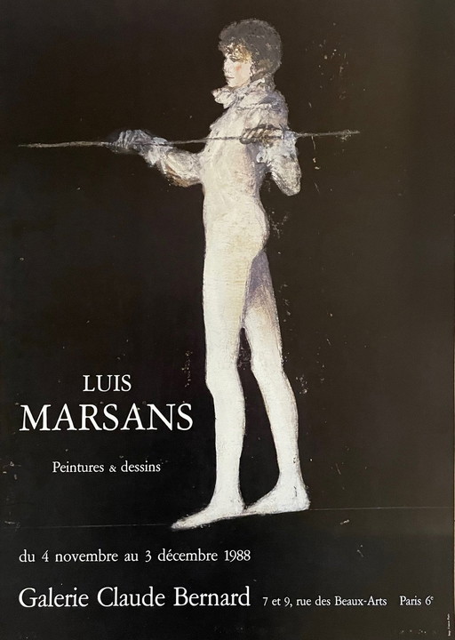 Luis Marsans (1930-2015), Peintures&Dessins, 1988, Imp. Union Paris, Gedrukt in Frankrijk