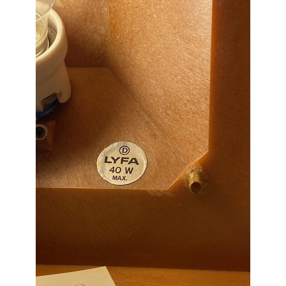 Image 1 of Vintage One Bent Karlby Kvadrille wandlamp voor Lyfa, Denemarken 1960