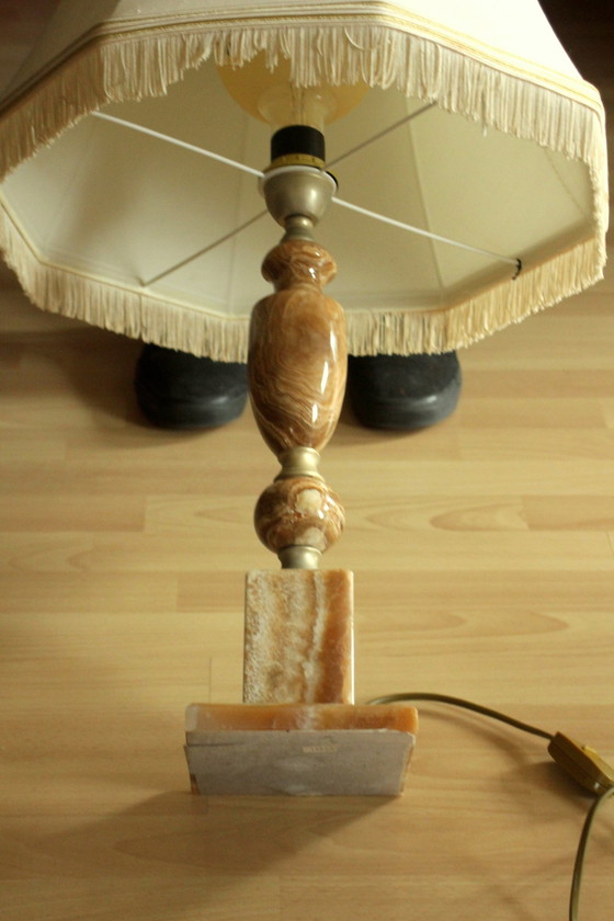 Image 1 of Vintage grote woonkamerlamp Tafellamp opyx voet