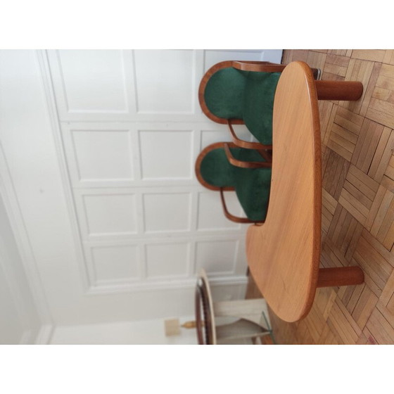 Image 1 of Vintage Boomerang houten salontafel, 1980