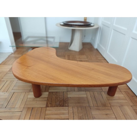 Image 1 of Vintage Boomerang houten salontafel, 1980