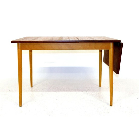 Image 1 of Vintage teakhouten tafel