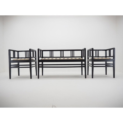 Vintage dubbele art nouveau bank, Oostenrijk 1890