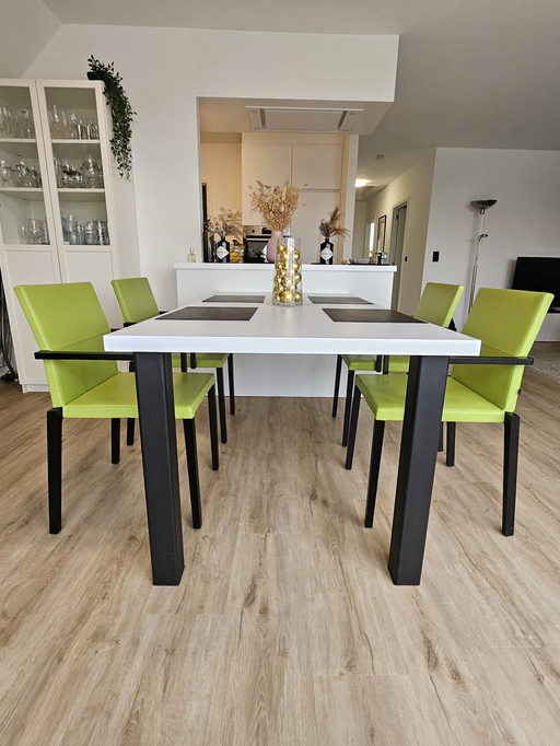 4X Kff Design Stoelen Licht Groen