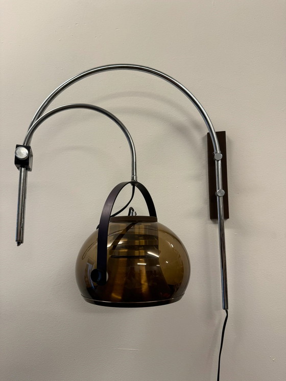 Image 1 of Vintage Herda Wandlamp Met Dubbele Boog