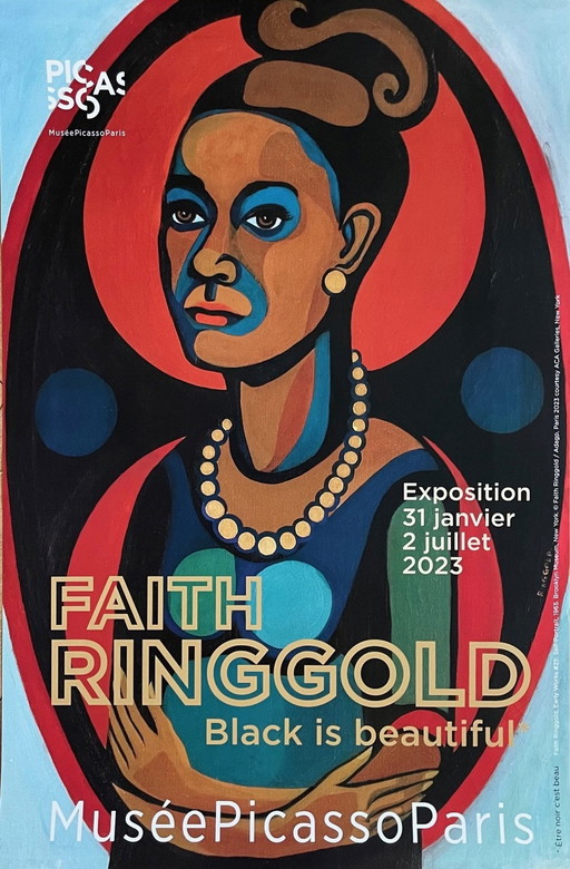 Faith Ringgold, Vroege werken #25: Zelfportret, 1965. Brooklyn Museum, New York, Copyright Faith Ringgold/Adagp, Parijs 2023