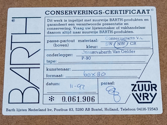 Image 1 of Jan Cremer - Zeefdruk 'Vuurwerkramp' genummerd en potlood gesigneerd - grafiek -2000