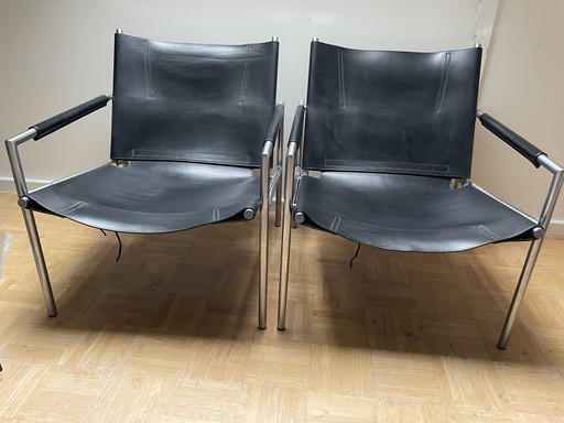 2x Martin Visser Fauteuil  Sz 02