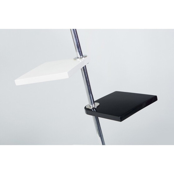 Image 1 of Vintage Bauhaus bloemensokkel in chroom en staal door Robert Slezák, Tsjecho-Slowakije 1930