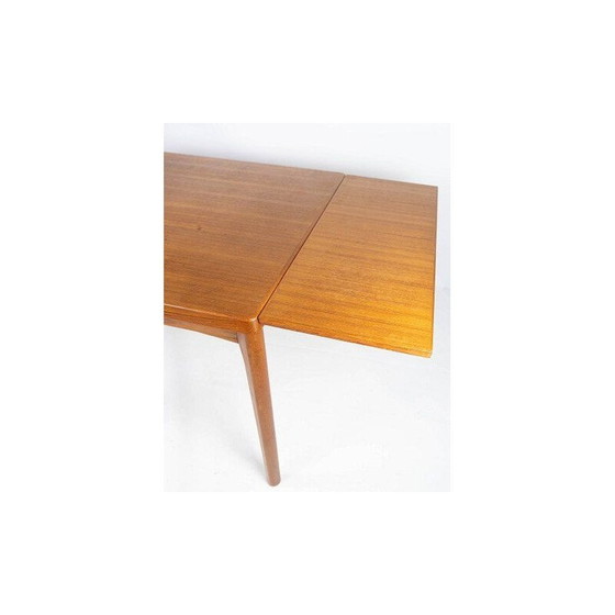 Image 1 of Vintage eettafel met verlengstukken in teak van Henning Kjærnulf 1960