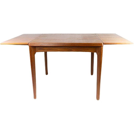 Vintage eettafel met verlengstukken in teak van Henning Kjærnulf 1960