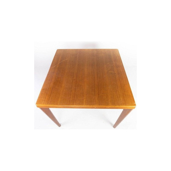 Image 1 of Vintage eettafel met verlengstukken in teak van Henning Kjærnulf 1960