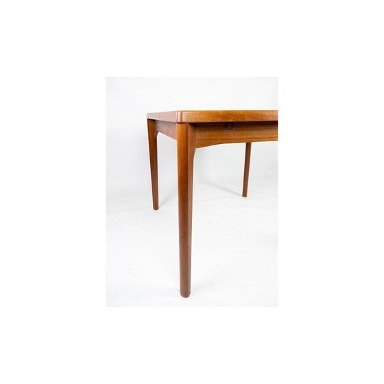 Image 1 of Vintage eettafel met verlengstukken in teak van Henning Kjærnulf 1960