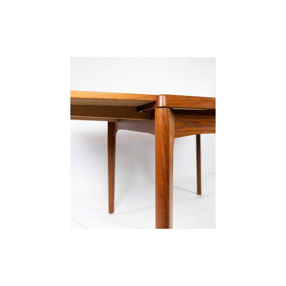 Image 1 of Vintage eettafel met verlengstukken in teak van Henning Kjærnulf 1960