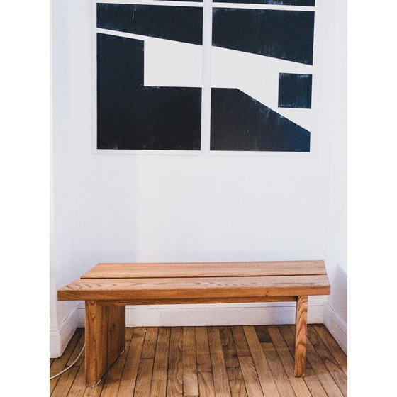 Image 1 of Vintage iepen bank van Charlotte Perriand