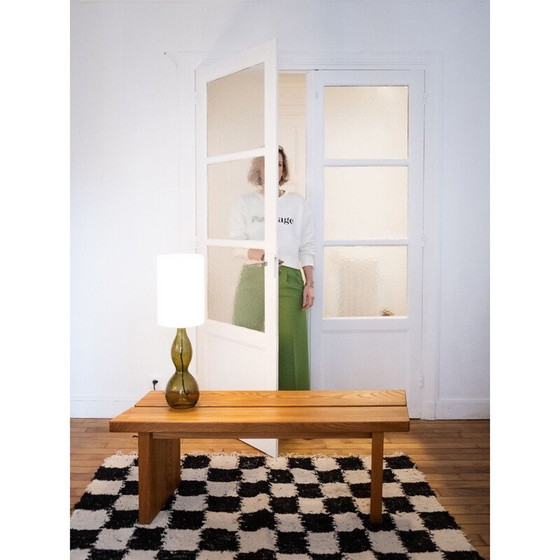 Image 1 of Vintage iepen bank van Charlotte Perriand