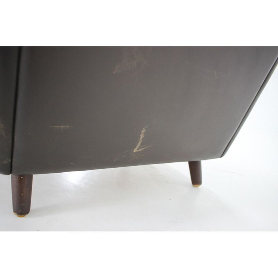Image 1 of Vintage ''Matador'' leren Deense fauteuil door Aage Christiansen, jaren 1960