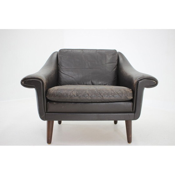 Image 1 of Vintage ''Matador'' leren Deense fauteuil door Aage Christiansen, jaren 1960