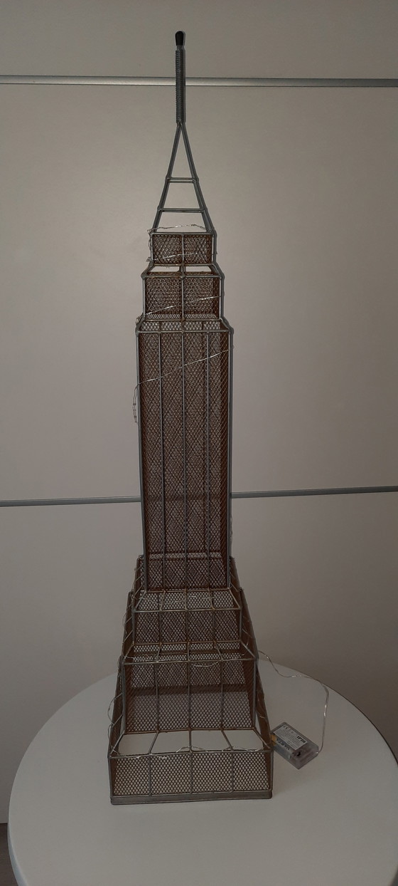 Image 1 of Empire State Building metal sculpture