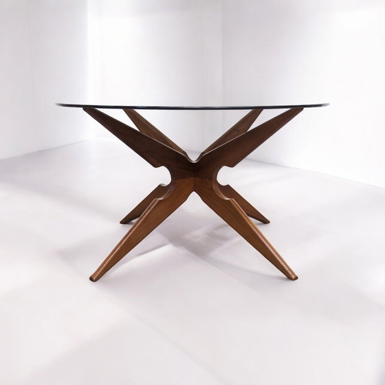 Image 1 of Mid Century Deense Sika Møbler Teakhouten Salontafel