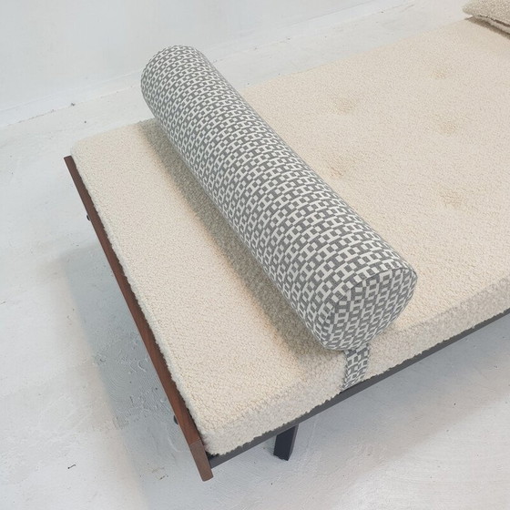 Image 1 of Vintage daybed met Hermès kussens en bolster, Nederland 1960