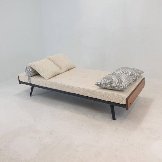 Image 1 of Vintage daybed met Hermès kussens en bolster, Nederland 1960