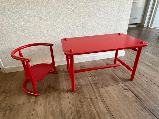 Ikea Karin Mobring 1963 Set Tafel En Stoel Anna