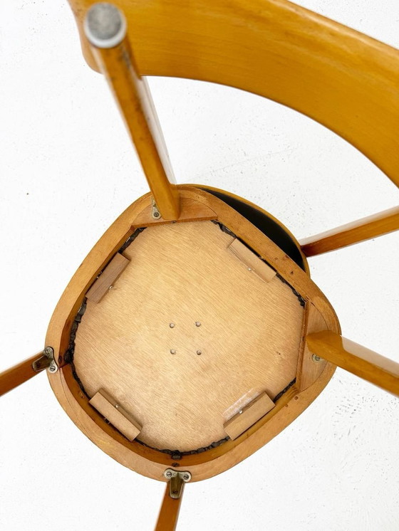 Image 1 of 2x Mid Century eetkamerstoelen