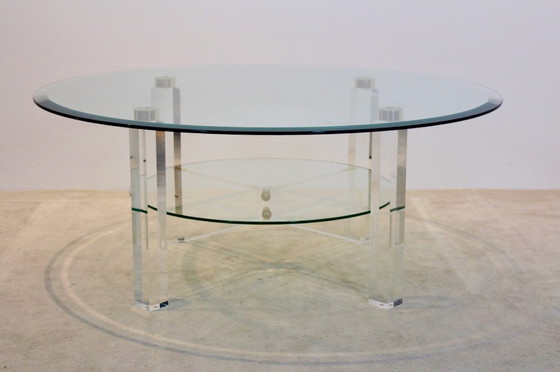 Image 1 of Belgische Lucite salontafel