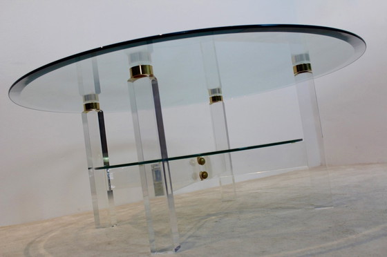 Image 1 of Belgische Lucite salontafel