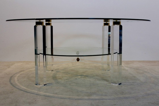 Image 1 of Belgische Lucite salontafel