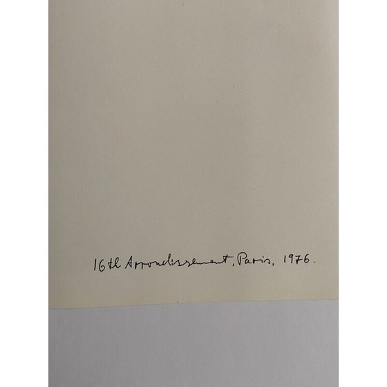 Image 1 of Vintage fotolithografie "16e arrondissement, Parijs, 1976" door Helmut Newton, 1980