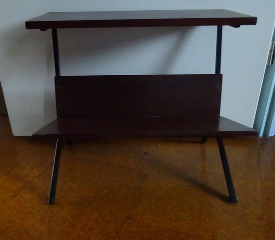 Image 1 of Lectuurtafeltje Teak Martin Visser Stijl