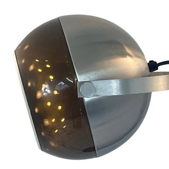 Image 1 of Dijkstra - Zeldzaam model - Space Age Design / MCM Vloerlamp met twee kappen