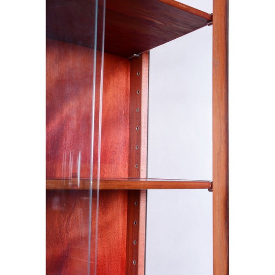 Image 1 of Vintage Art Deco eiken vitrinekast door Jindrich Halabala voor Up Zavody, Tsjecho-Slowakije 1930