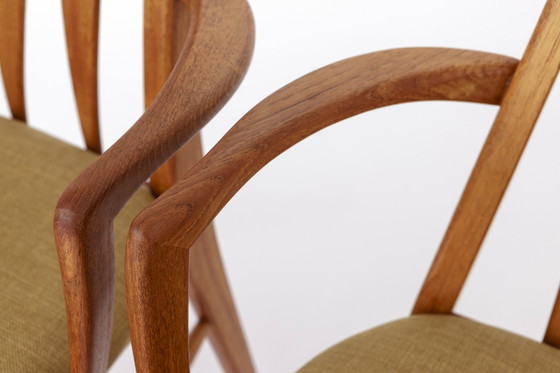 Image 1 of 6 Niels Koefoed stoelen 1960 Model Eva, Deens, Teakhout