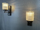 2x vintage seventies wandlamp