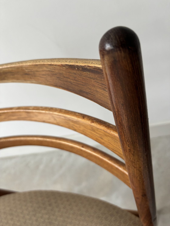 Image 1 of 1970 Topform Eetkamerstoelen En Tafel Palissander