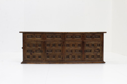 Vintage Spaans Houten Sideboard 1950S