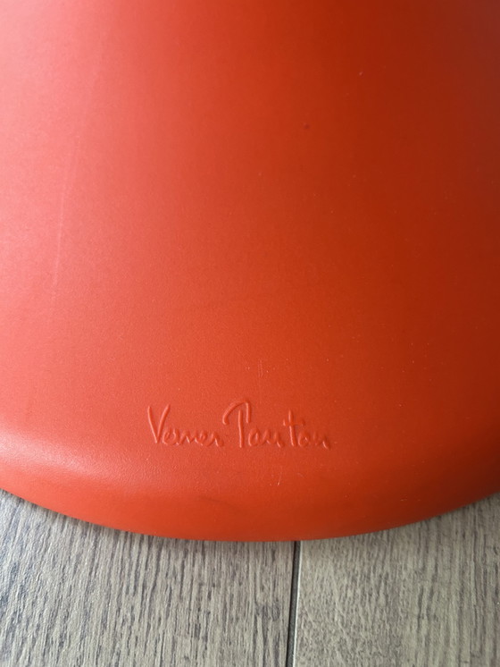 Image 1 of 2 X Rode Panton Chair Van Vitra