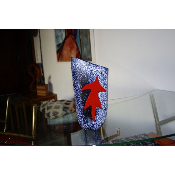 Image 1 of Vintage keramieken vaas van elchinger, 1950