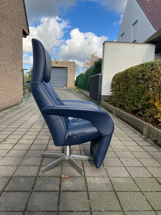 Image 1 of 2X Jori Symphony Relax, Donkerblauw Leder, Medi En Maxi In Topstaat!!