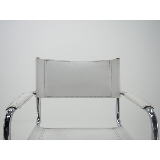 Image 1 of Paar vintage chroomleren fauteuils