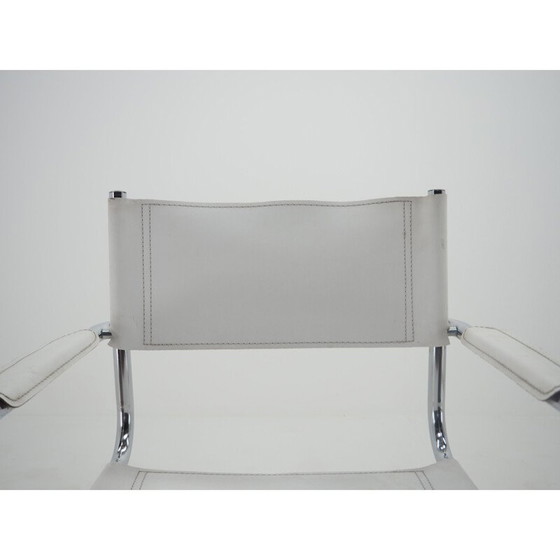 Image 1 of Paar vintage chroomleren fauteuils