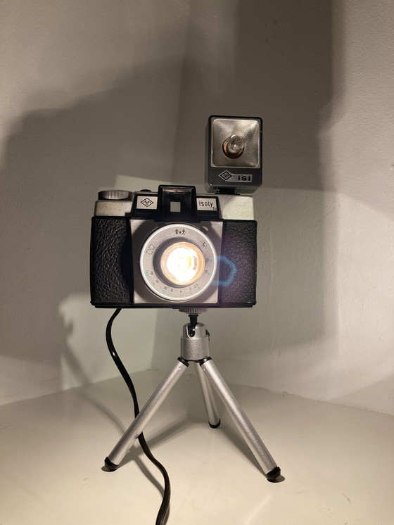 Image 1 of Cameralamp Met Retro Flits