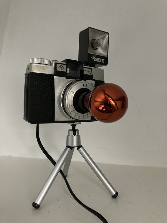 Image 1 of Cameralamp Met Retro Flits