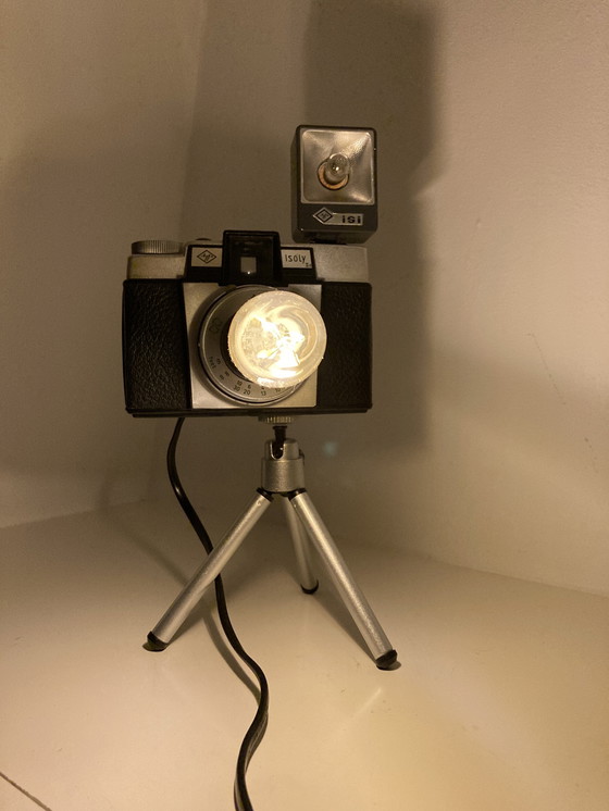 Image 1 of Cameralamp Met Retro Flits