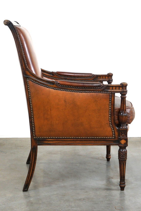 Image 1 of Schapenleren fauteuil