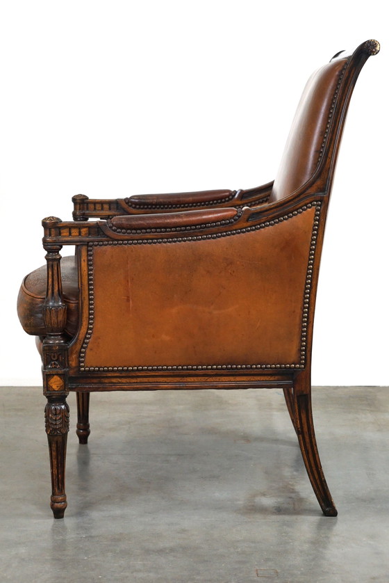 Image 1 of Schapenleren fauteuil