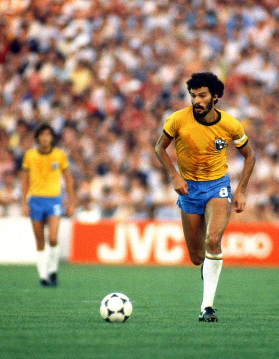 Image 1 of Fine Art Print WK 1982, Braziliaanse voetballer, Socrates,